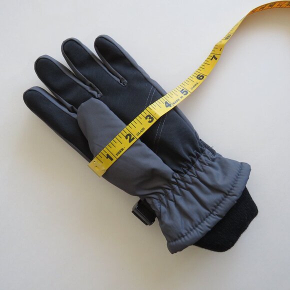 All In Motion Gray Black Winter Unisex Gloves size 8 - 14 - Picture 7 of 12